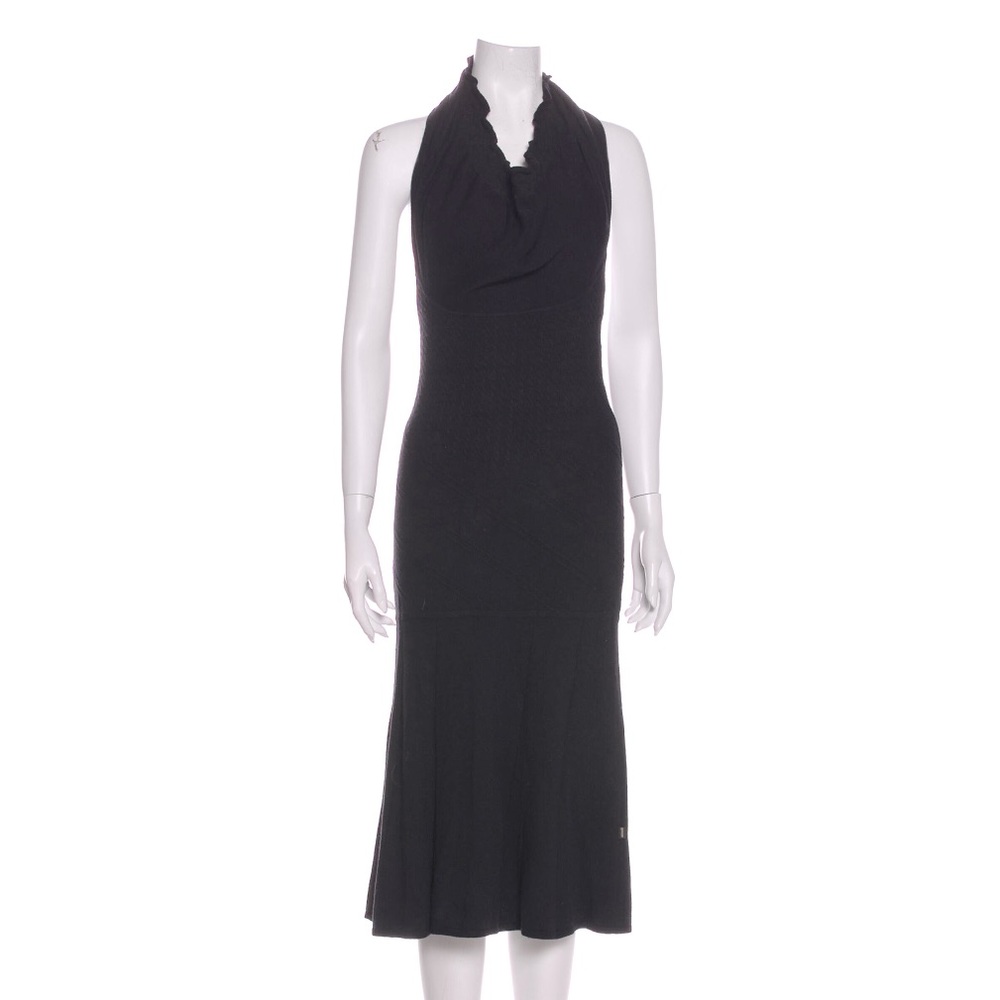 JUST CAVALLI Midi backless sweater dress